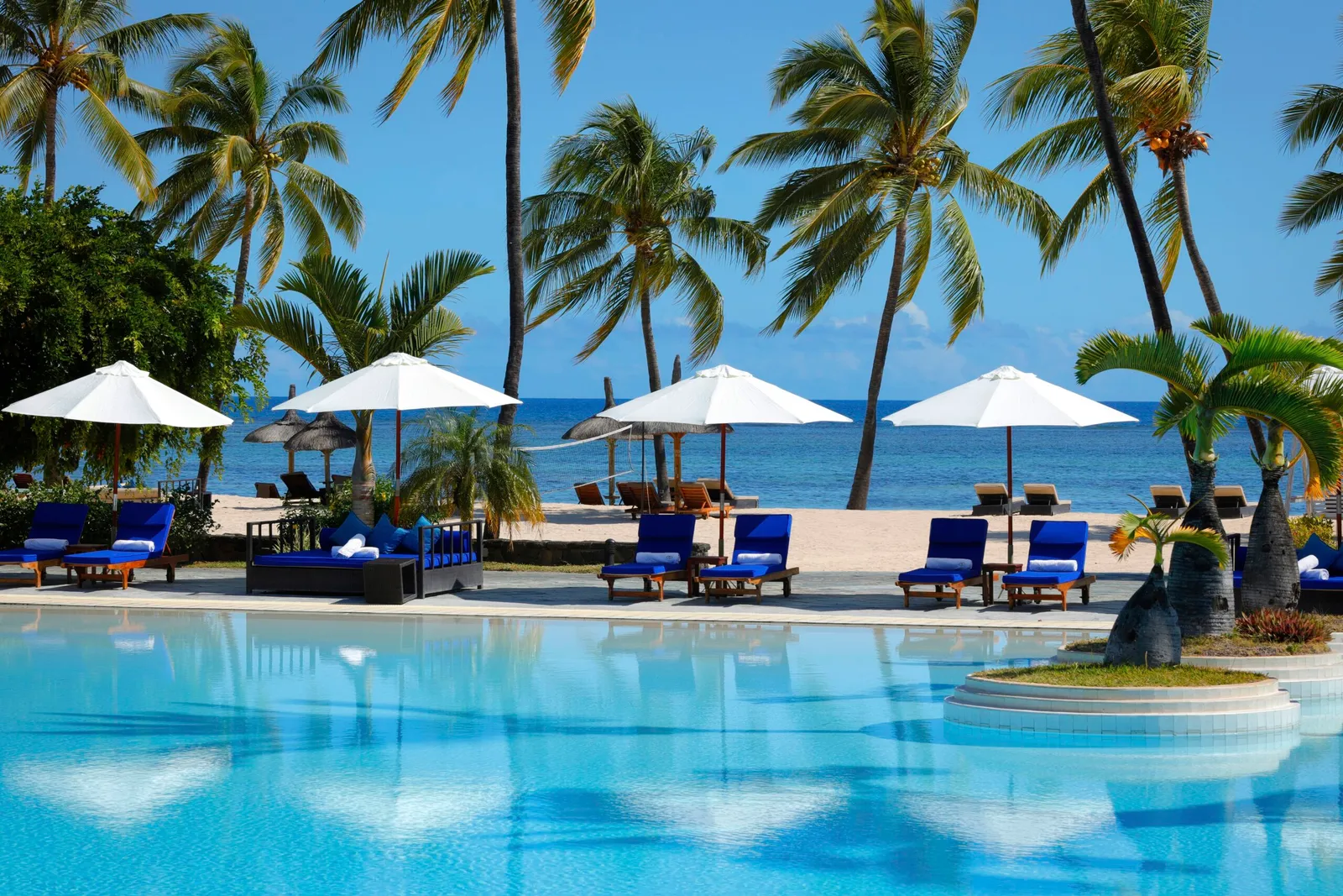 Sofitel Mauritius L'Imperial Resort & Spa - Main Pool Day Shot